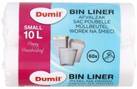DUMIL WORKI NA ŚMIECI WORKI ŁAZIENKOWE MAŁE 10L X 60 SZTUK