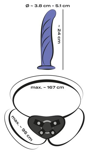 rc vibrating strap-on purple na Arena.pl