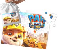 PUZZLE PSI PATROL Rubble WZORY Z BAJEK I GIER DLA DZIECI 110EL + WORECZEK