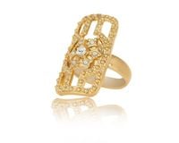 pierścionek z kryształkami preciosa (r8734au)