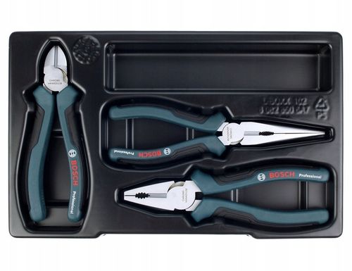 Zestaw 3 narzędzi szczypce kombinerki BOSCH na Arena.pl