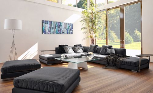 Obraz Na Płótnie - Drapacze Chmur - 120X40 Cm - Ca120X40-3857 na Arena.pl