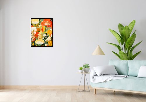 Plakat 50x65cm Kwiatowy Raj na Arena.pl