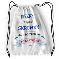 Plecak Dla Mechatronika Sportowy Szkolny Worek Z Nadrukiem Ze Zdjęciem