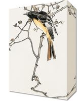 Obraz 20x30cm Siberian Blue-Tail, Kashu Japoński Vintage