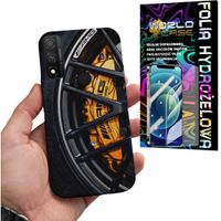 ETUI DO HUAWEI P SMART 2020 - BMW FELGA AUTO FAN WZORY MERCEDES + FOLIA