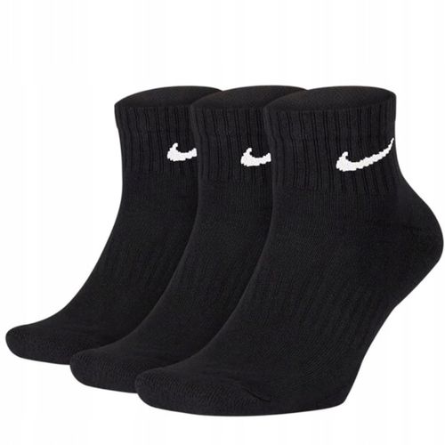 3 x PAK NIKE 100% ORYGINAŁ Skarpety WYSOKIE 1/4 Skarpetki roz. 42-46 czarne na Arena.pl