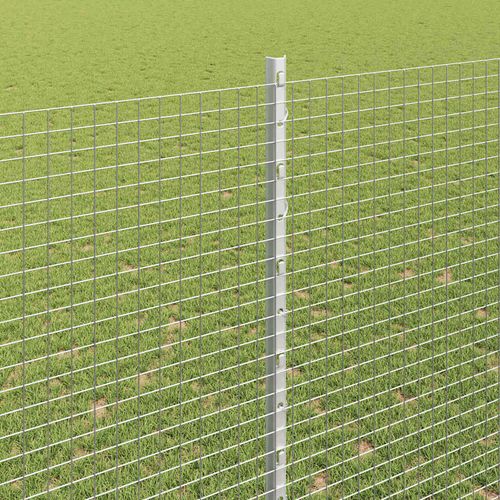 Ogrodzenie z słupkami Srebrny 1.5 x 50 m Stal na Arena.pl