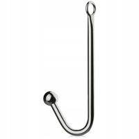 STALOWY HAK ANALNY KOREK ANAL PLUG DO PODWIESZANIA