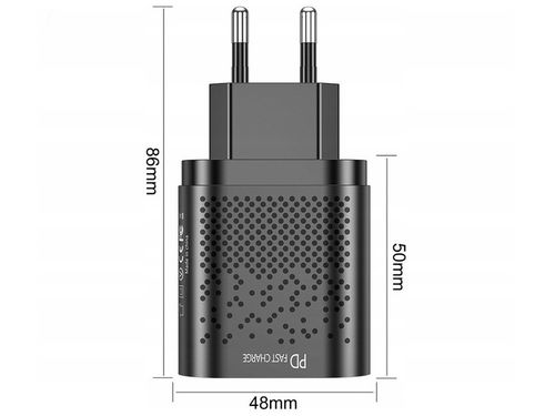 SZYBKA ŁADOWARKA QC USB QUICK CHARGE 3.0 USB-C PD 20W MOCNA TYP C ZASILACZ na Arena.pl