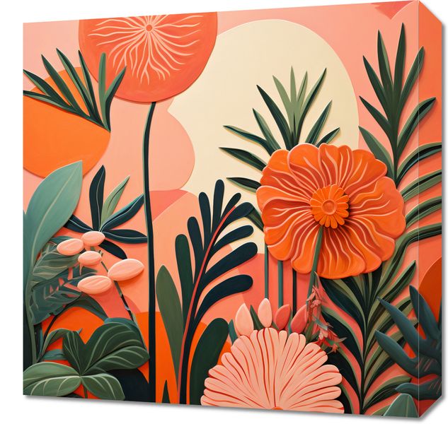 Obraz 50x50cm Koralowy Ogród zdjęcie 1