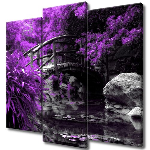 Obraz Płótno 90X80 Japoński Ogród na Arena.pl