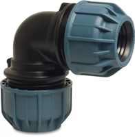 Kolano Jason 90* PP 20mm zacisk 10bar