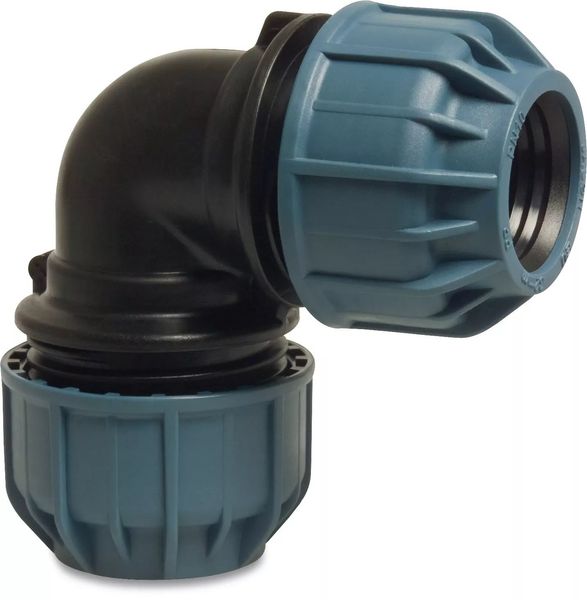 Kolano Jason 90* PP 20mm zacisk 10bar zdjęcie 1