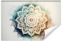 Fototapeta Do Sypialni Pastelowa MANDALA Styl Boho Ornamenty 400cm x 280cm
