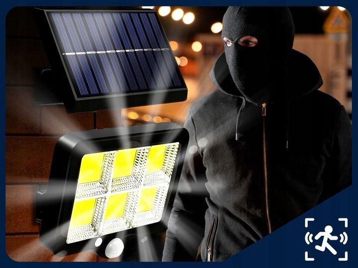 LAMPA SOLARNA 120 COB LED KABEL 5M LS2 zdjęcie 11