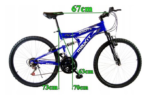 ROWER 26" MTB GÓRSKI MAXIT FULL AMOR NIEBIESKI na Arena.pl