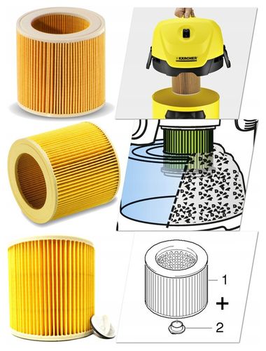 Worki do odkurzacza Karcher KARCHER WD3 200 MV3 SE4 10szt z filtrem na Arena.pl