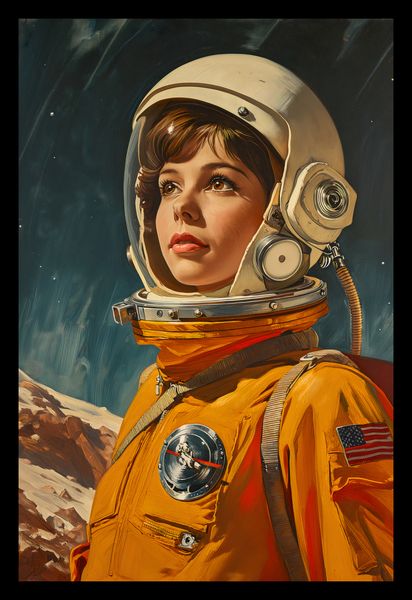 Plakat 20x30cm Pionierka Kosmosu zdjęcie 2