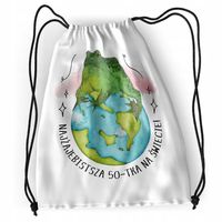 Plecak Urodziny 50 50Te Sportowy Szkolny Worek Z Nadrukiem Ze Zdjęciem