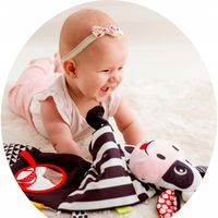 SENSORYCZNA KSIĄŻECZKA HARMONIJKA KRÓWKA 81044 BALIBAZOO