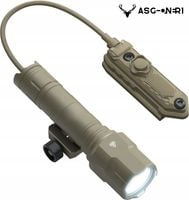 LATARKA LED O MOCY 1200 LUMENÓW - 3 TRYBY - WYSOKI/NISKI/STROBOSKOP-Khaki