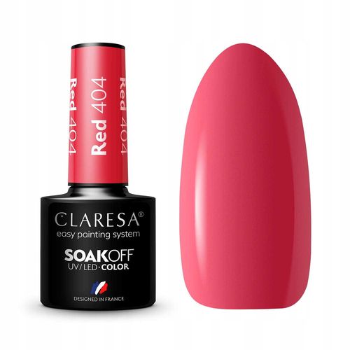 CLARESA LAKIER HYBRYDOWY RED 404 na Arena.pl