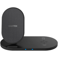canyon ładowarka bezprzewodowa ws-202 10w 2w1 czarna
