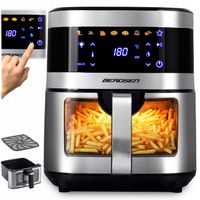 FRYTKOWNICA BEZTŁUSZCZOWA XL AIR FRYER DUŻA FRYTOWNICA 9,1L BERDSEN