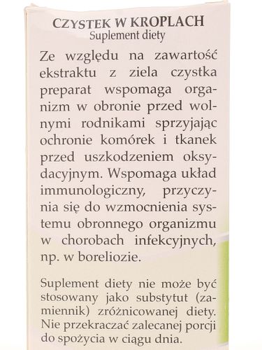 Czystek w kroplach - Bonimed - 100ml na Arena.pl