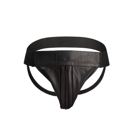 ouch! majtki typu jockstrap z zamkiem, czarne, rozmiar s/m na Arena.pl