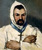 Antoine Dominique Sauveur Aubert as Monk, Paul Cézanne - plakat 29,7x42 cm