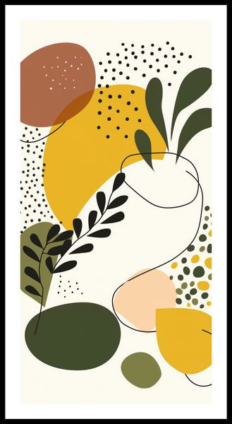 Plakat 50x100cm Botaniczne Impresje zdjęcie 3