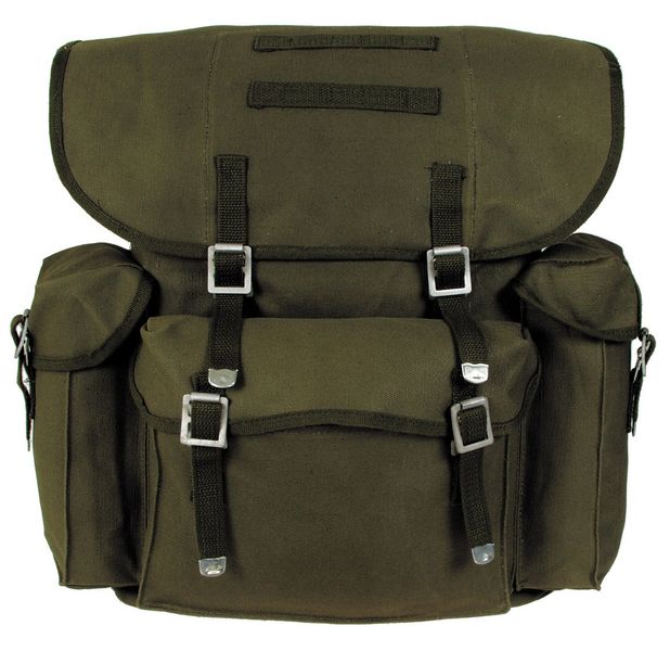 Brezentowy plecak BW oliwkowy zdjęcie 1