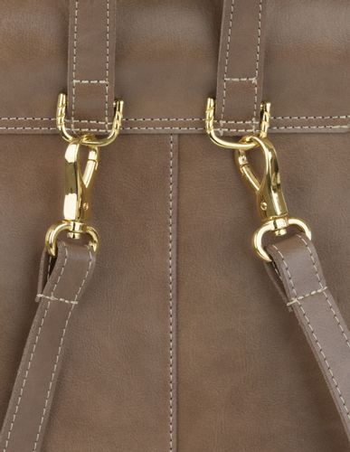 Jasny brąz plecak damski Dominica - Giovani Jasny brąz Złoty na Arena.pl