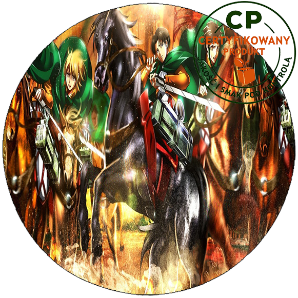 Opłatek na tort Atak Tytanów - Attack of Titans zdjęcie 1