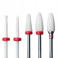 ZESTAW FREZ CERAMICZNY DO ŚCIĄGANIA HYBRYD ŻELU SKÓREK 5 SZT DROBNY