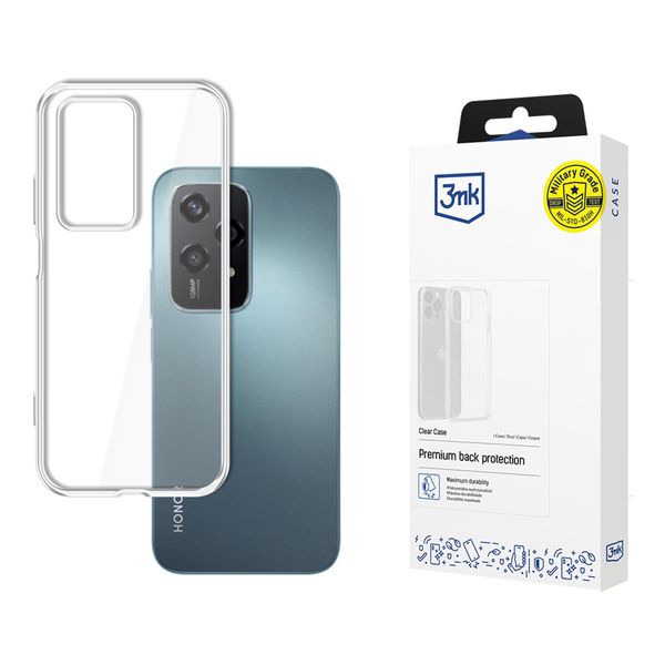 Silikonowe etui na Honor 200 Lite - 3mk Clear Case zdjęcie 1