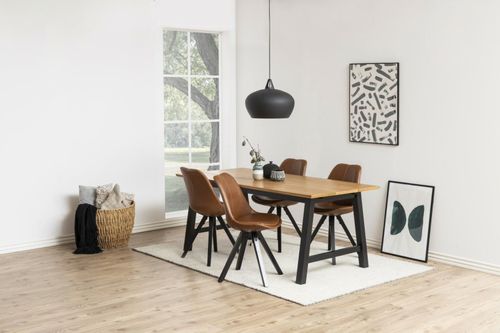 Krzesło Dima bradny/black PU na Arena.pl