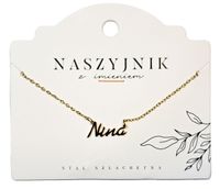 Naszyjnik z imieniem Nina