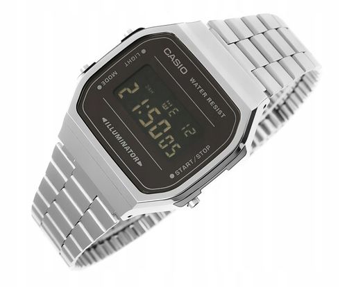 ZEGAREK MĘSKI CASIO RETRO VINTAGE A168 WEM + BOX na Arena.pl