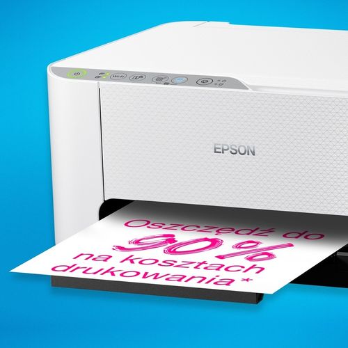 DRUKARKA Atramentowa EPSON EcoTank Biała WIFI 3w1 DRUK SKAN KOPIA + TUSZE na Arena.pl