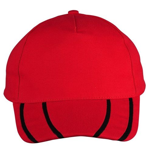 Czapka 5 paneli Porto, czerwony na Arena.pl