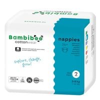 PIELUSZKI BAMBIBOO PIELUCHY 2 MINI z wycięciem na pępek 3-8kg 26 szt.