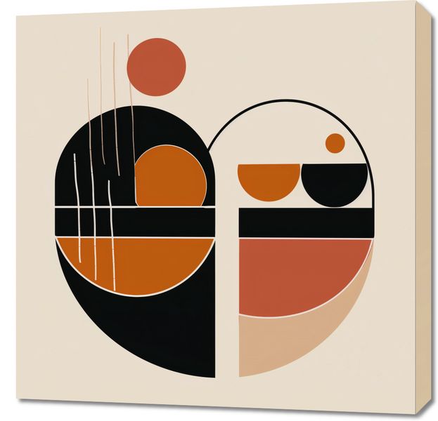 Obraz 70x70cm Proza Kształtów zdjęcie 1