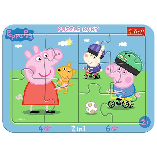 Puzzle ramkowe Świnka Peppa Trefl 10 elementów na Arena.pl