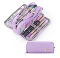 DUŻY PIÓRNIK WIELOFUNKCYJNY SASZETKA TRZYKOMOROWY