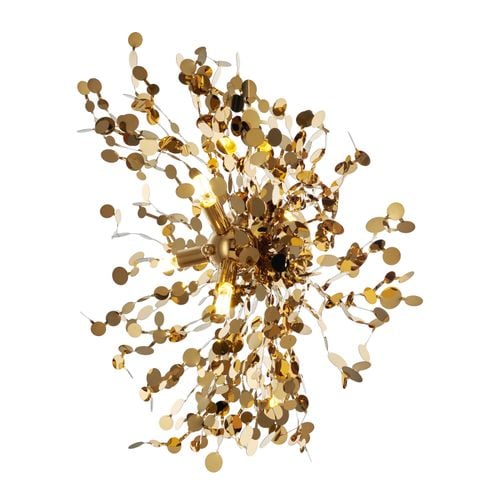 Lampa ścienna MONETTI złota 40 cm na Arena.pl