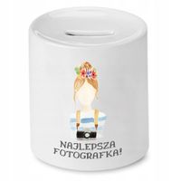 Skarbonka Dla Fotografa Najlepsza Fotografka Z Nadrukiem Ze Zdjęciem