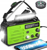 Feegar OZE3 Radio FM AM na Budowe Ryby Sieciowe Powerbank 8000mAh Przenośne